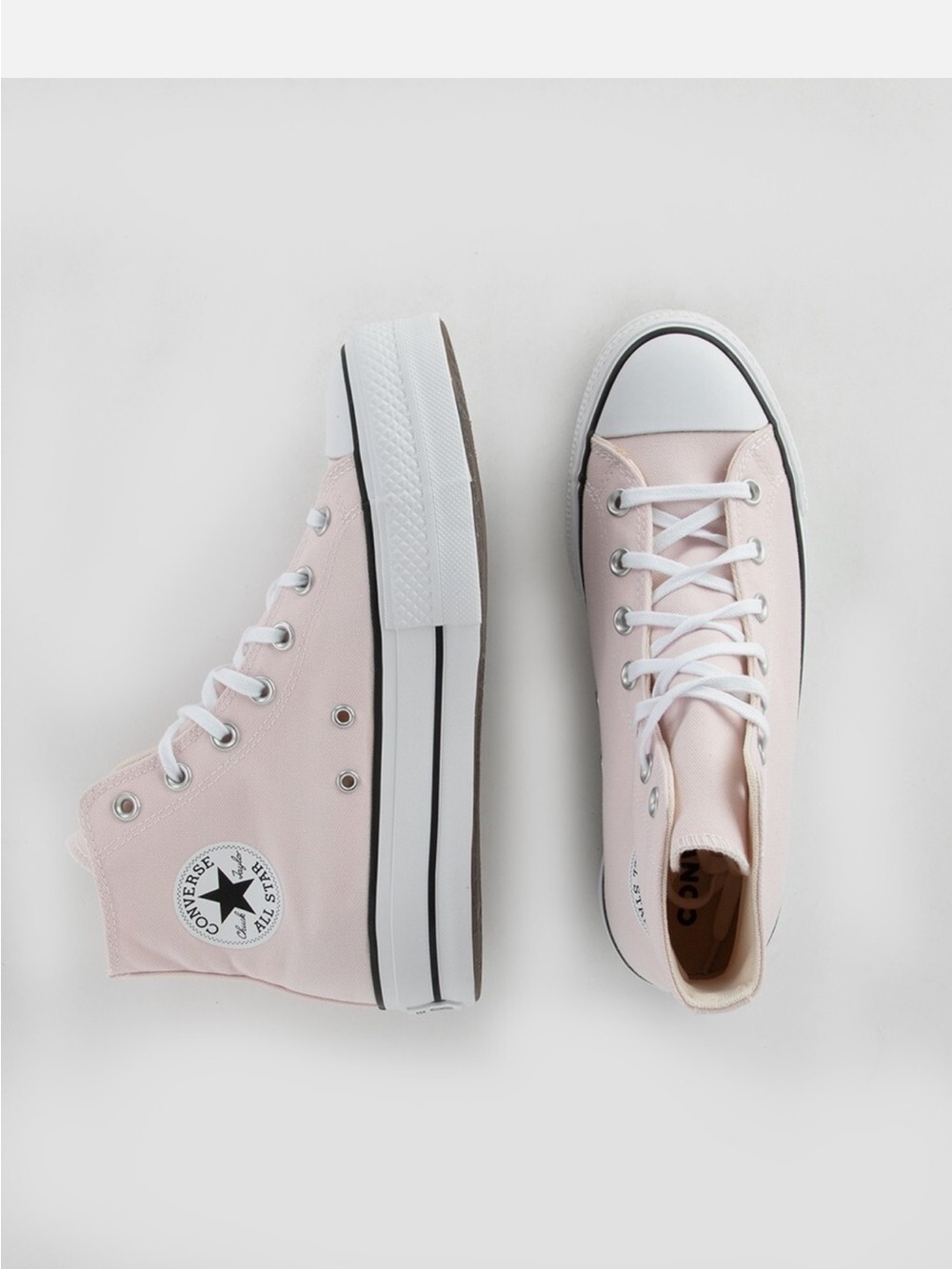 Converse Chuck Taylor All Star Lift Platform Sneaker- Light Pink